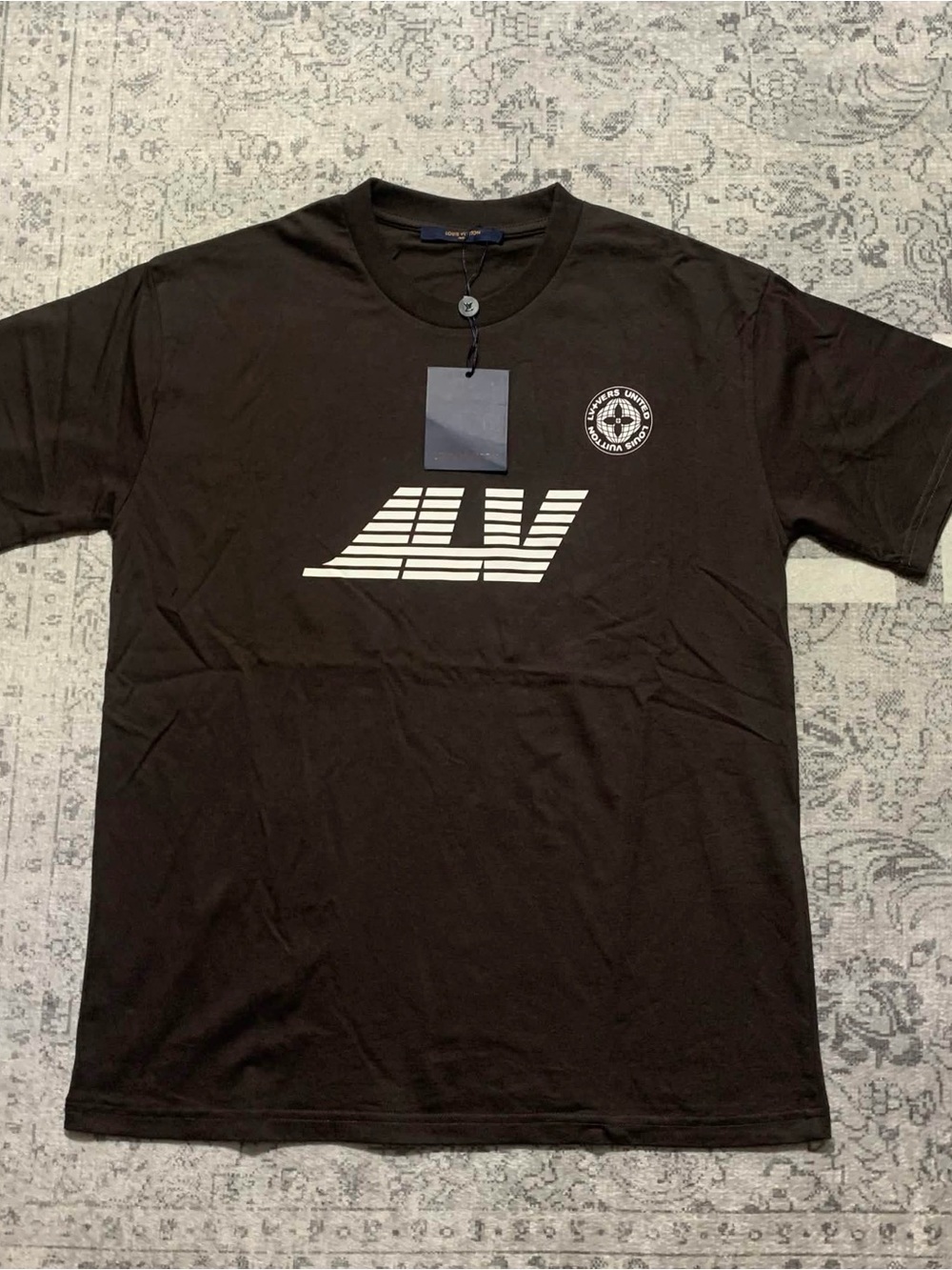 Louis Vuitton Lvers United Black T-Shirt Size S